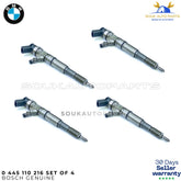 0 445 110 216 Genuine Bosch Diesel Injector Set of 4 BMW 320d 330d 520d 530d X5