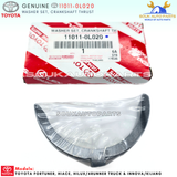 11011-0L020 Genuine Toyota WASHER SET, CRANKSHAFT THRUST 110110L020 OEM