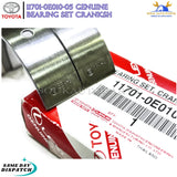 11701-0E010-05 Genuine Toyota BEARING SET CRANKSH 117010E01005 OEM