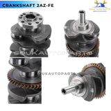13401-28030 Crankshafts 2AZ-FE For Scion xB Toyota Camry 2.4Ltr
