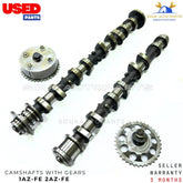 CAMSHAFTS INLET & EXHAUST WITH GEARS 1AZ-FE 2AZ-FE For Toyota CAMRY 2.0 & 2.4L