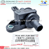 16671-24020 Genuine Toyota COOLANT FLOW CONTROL VALVE For AVALON C-HR CAMRY RAV4