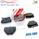 04466-20090 GENUINE TOYOTA PAD KIT, DISC BRAKE, REAR 0446620090 OEM