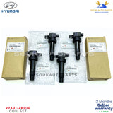 27301-2B010 Genuine IGNITION COIL 4 PCS Hyundai Accent Kia Rio Soul 1.6L 10-18