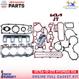 0K75A-10-270 Full ENGINE FULL GASKET KIT JT K3000 Pregio Bongo 3.0L Diesel