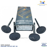 Engine Valve Set Intake 13711-54040 Toyota Hilux Colorado 4Runner Hiace Regius