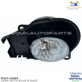 81211-42050 FOG LAMP ASSEMBLY RH With BULB & BASE For Toyota