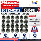 90913-02112 Genuine Toyota VALVE STEM SEAL SET (24Pcs) 1GR-FE 4.0 LTR, V6, 24-V