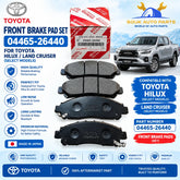 04465-26440 Genuine Toyota PAD KIT DISC BRAKE 0446526440 OEM HIACE