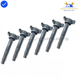 90919-02251 IGNITION COIL SET 6 PCS 2GR-FE For Lexus RX350 IS350 LS460 2.5L 3.5L