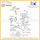 16604-31020 Genuine Toyota DRIVE BELT IDLER PULLEY SUB ASSY, NO.2 1660431020 OEM