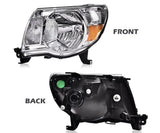 HALOGEN HEADLIGHT HEADLAMP HOUSING CHROME LH & RH For Toyota Tacoma 2005-2011