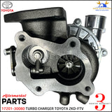 17201-30080 TURBO CHARGER TOYOTA 2KD-FTV (WATER TYPE) For HIACE 2.5 LTR DIESEL