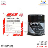 90915-YZZD2 Genuine Toyota OIL FILTER x 5 PC For Lexus IS300 GS300 SC300