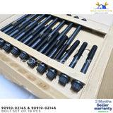 90910-02145 & 90910-02146 HEAD BOLT SET 1KD-FTV Set of 18 PCS Toyota LC PRADO