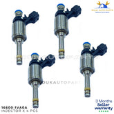 4 x FUEL INJECTOR 16600-1VA0A Genuine 2014-2019 Nissan JUKE F15 1.6 PETROL NISMO