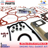 0K75A-10-270 Full ENGINE FULL GASKET KIT JT K3000 Pregio Bongo 3.0L Diesel