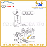 13601-28021 13602-28020 Genuine Toyota BALANCE SHAFT SET 2AZ-FE NO.1 & NO.2 2.4L