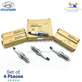 1885810060 Genuine Spark Plug Set of 4 Pcs For 11-17 Elantra 10-11 Kia Soul 1.6L