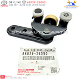 68029-26080 Genuine Toyota BASE SUB-ASSY, SLIDE DOOR LOWER ROLLER 6802926080 OEM