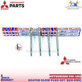 PM-406 HEATER GLOW PLUG BKD BWC SET OF 4 For 2.0DI-D Mitsubishi Grandis Lancer