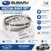 12033-AB340 Genuine Subaru Engine Piston Ring Set Standard 99.50mm EJ25 EJ253