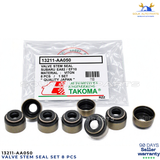 8x 13211-AA050 Engine Exhaust Valve Stem Oil Seal Fits Subaru EJ20 EJ22 EJ25 Set