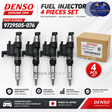 23670-E9264 Genuine Denso Fuel Injector Set 4 Pcs 295050-1050 Fits Hino Ranger 9729505-076
