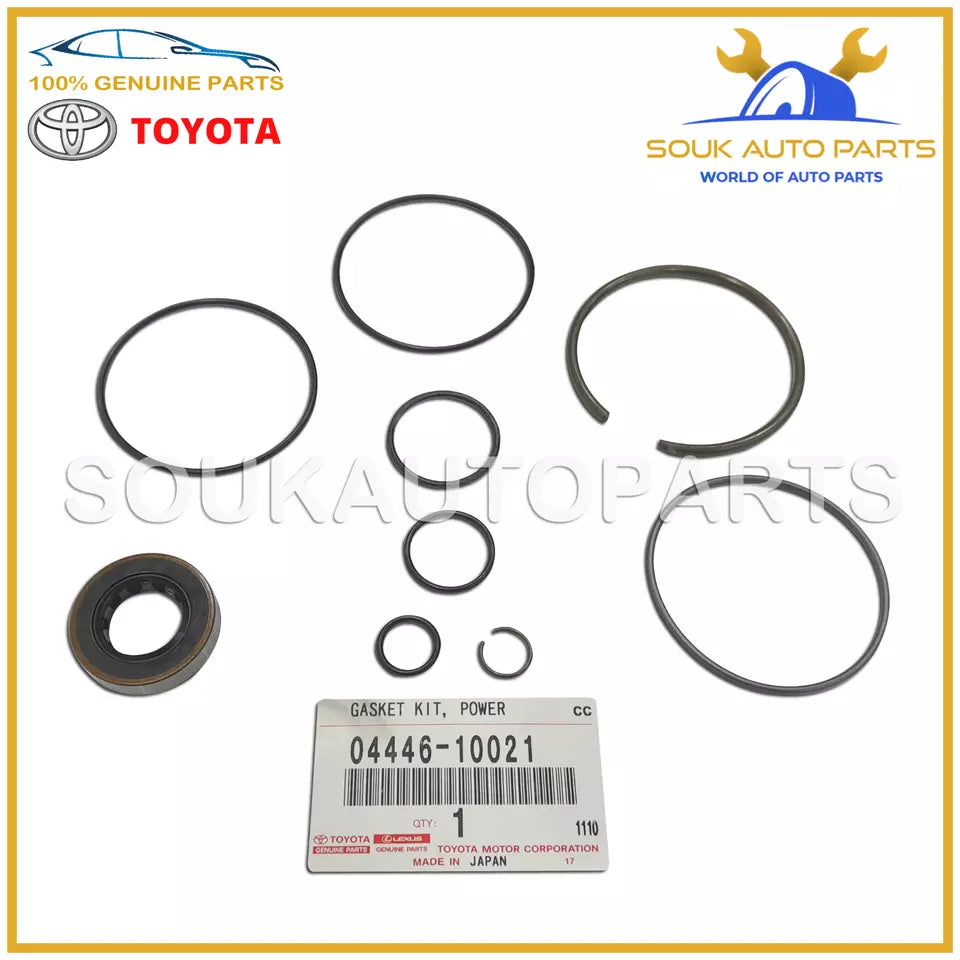 04446-10021 Genuine Toyota GASKET KIT, POWER STEERING PUMP 0444610021 OEM