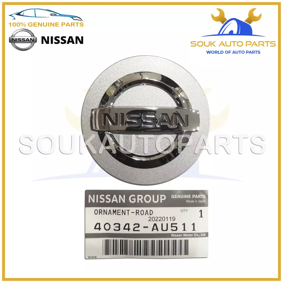 40342-AU511 Genuine Nissan WHEEL CENTER CAP COVER - Maxima Rogue 40342AU511 OEM