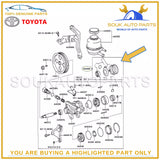 04446-10021 Genuine Toyota GASKET KIT, POWER STEERING PUMP 0444610021 OEM