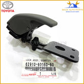 62910-60060-B0 Genuine Toyota LOCK ASSY, QUARTER WINDOW 6291060060B0 OEM