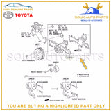 16100-39436 Genuine Toyota WATER PUMP 2GR 3GR 4GR 5GR Lexus IS250 GS350 RC350