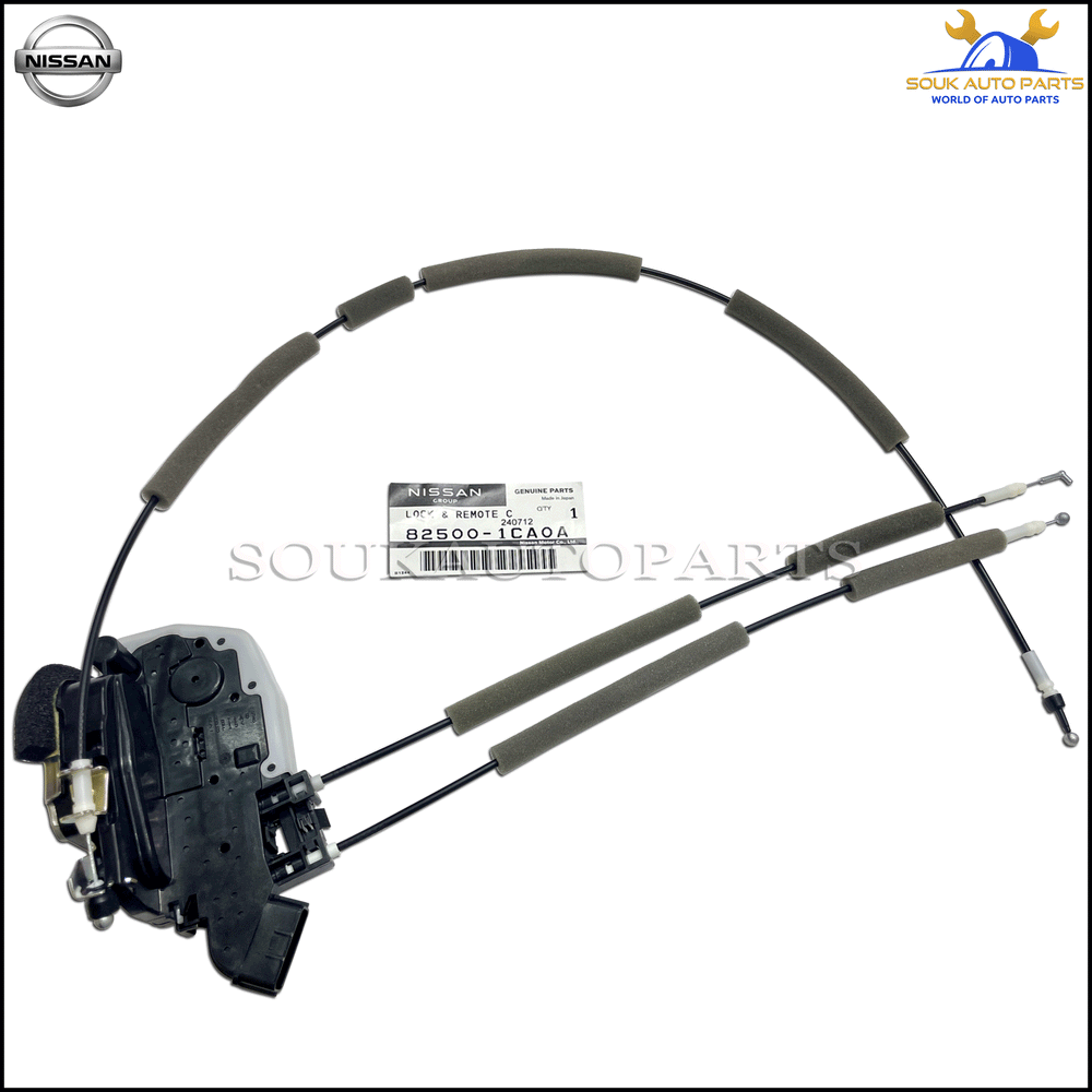 82500-1CA0A Genuine Nissan LOCK & REMOTE CONTROL ASSY-REAR DOOR, RH 825001CA0A
