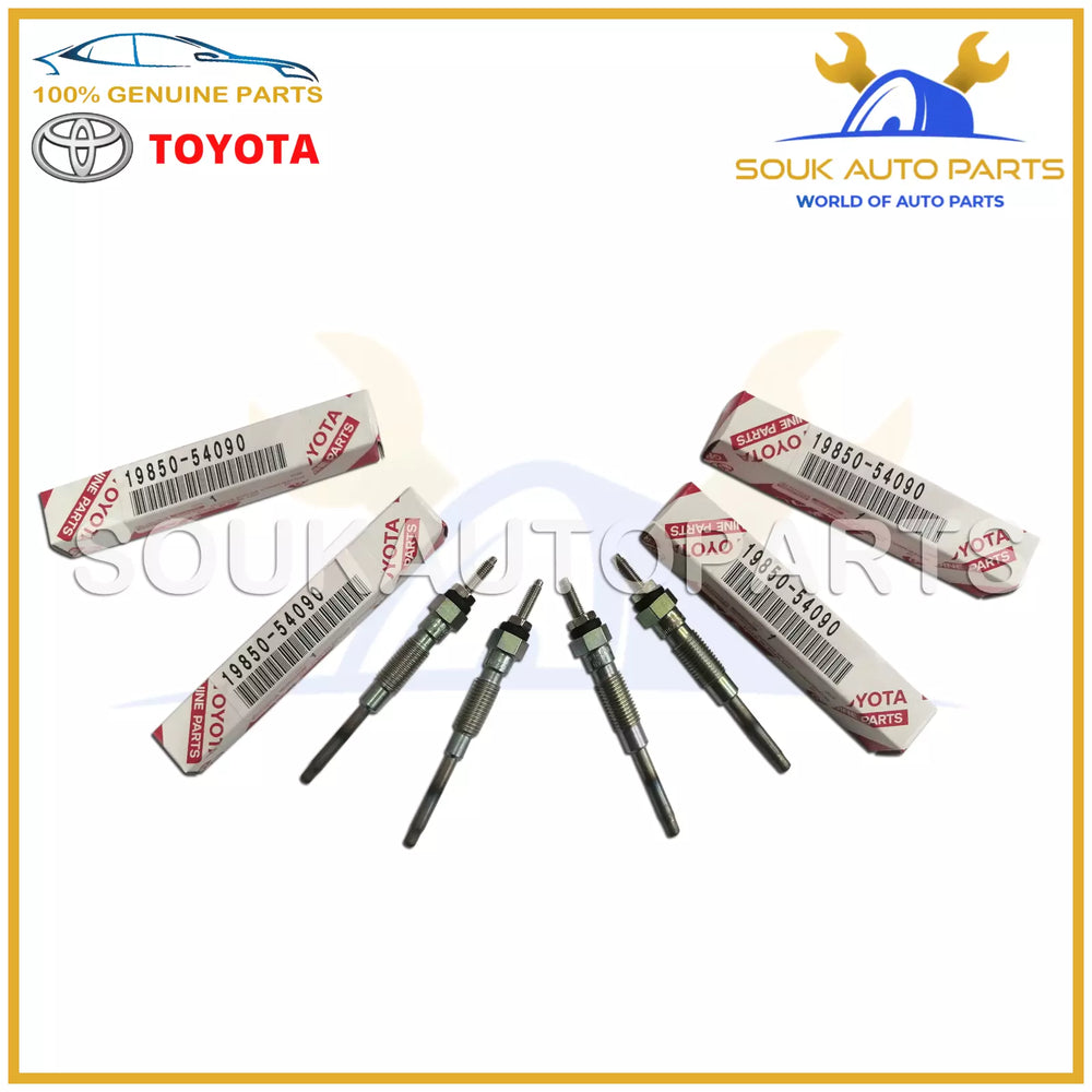 19850-54090 Genuine Toyota HEATER GLOW PLUG SET 1985054090 OEM
