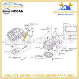 12296-31U20 Genuine Nissan RETAINER, CRANK MAIN SEAL REAR, 1229631U20 OEM