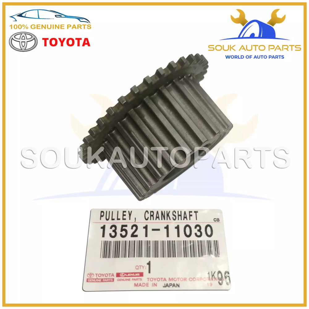 13521-11030 Toyota GENUINE CRANKSHAFT TIMING PULLEY 1352111030 OEM COROLLA 4E 5E