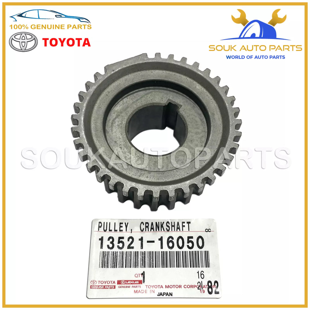 13521-16050 Genuine Toyota CRANKSHAFT TIMING PULLEY 1352116050 OEM