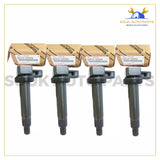 90919-02259 Genuine Toyota IGNITION COIL SET OF 4 Pcs LAND CRUISER CROWN