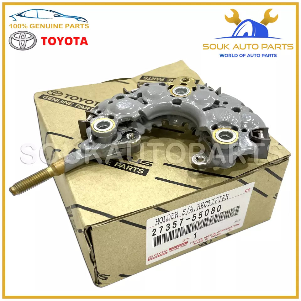 27357-55080 Genuine Toyota HOLDER, ALTERNATOR, W/RECTIFIER 2735755080 OEM