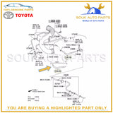 23829-50070 Genuine Toyota HOSE, FUEL VAPOR FEED 2382950070 OEM