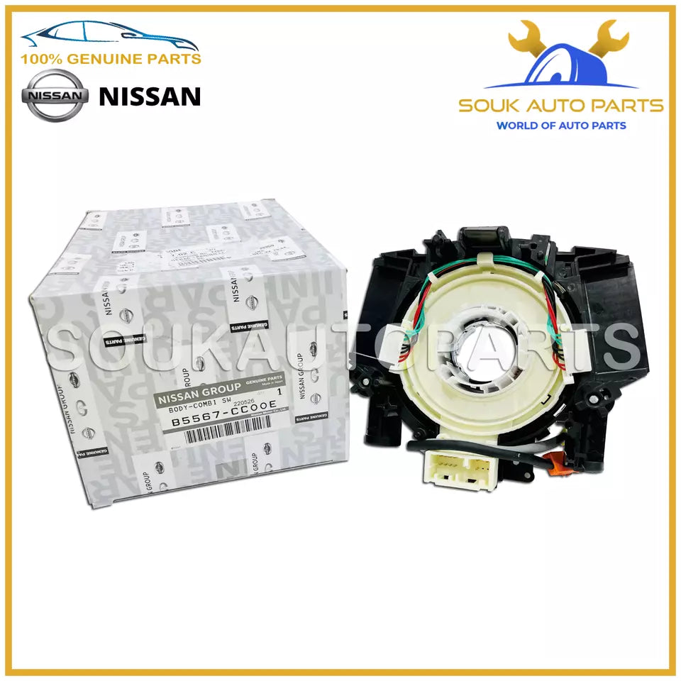 B5567-CC00E Genuine Nissan BODY-COMBINATION SWITCH B5567CC00E OEM