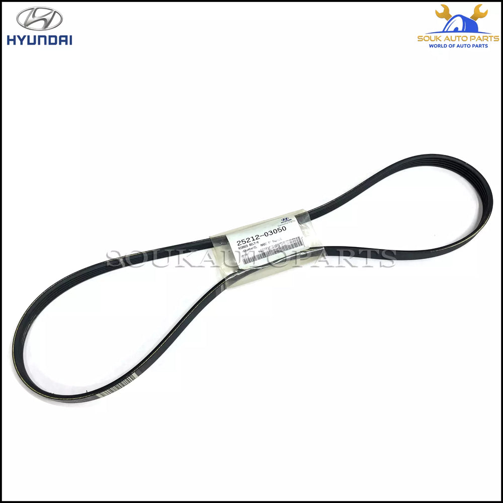 25212-03050 Genuine Hyundai V-RIBBED BELT 2521203050 OEM
