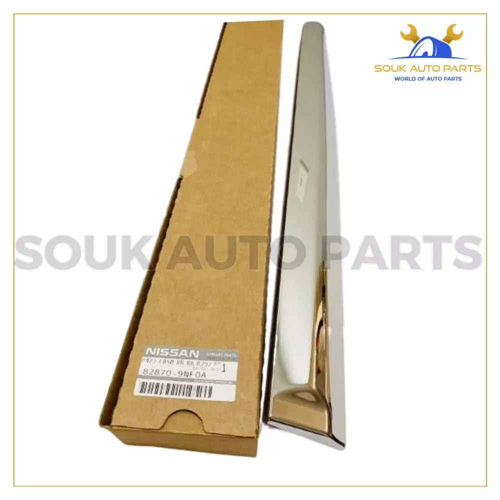 82870-9NF0A Genuine Nissan MOULDING-REAR DOOR, RH 828709NF0A OEM