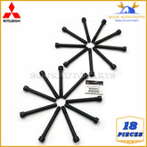 MD040514 Genuine Mitsubishi HEAD BOLT SET 4D56T 8V (18Pcs) PAJERO L200 LANCER