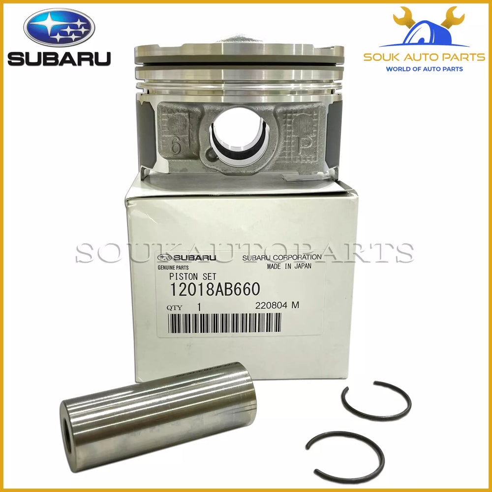 12018-AB660 Genuine Subaru PISTON SET-LH 12018AB660 OEM FORESTER LEGACY WRX