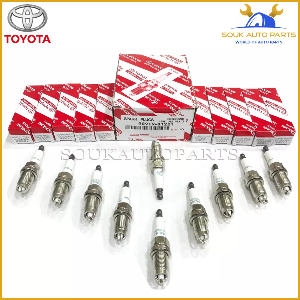 90919-01221 Genuine Toyota SPARK PLUG (10 Pcs BOX) DENSO SK20BGR11 9091901221