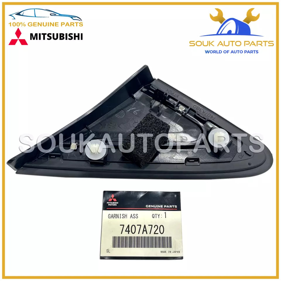 7407A720 Genuine Mitsubishi GARNISH, FRONT PILLAR, RH OEM ECLIPSE CROSS