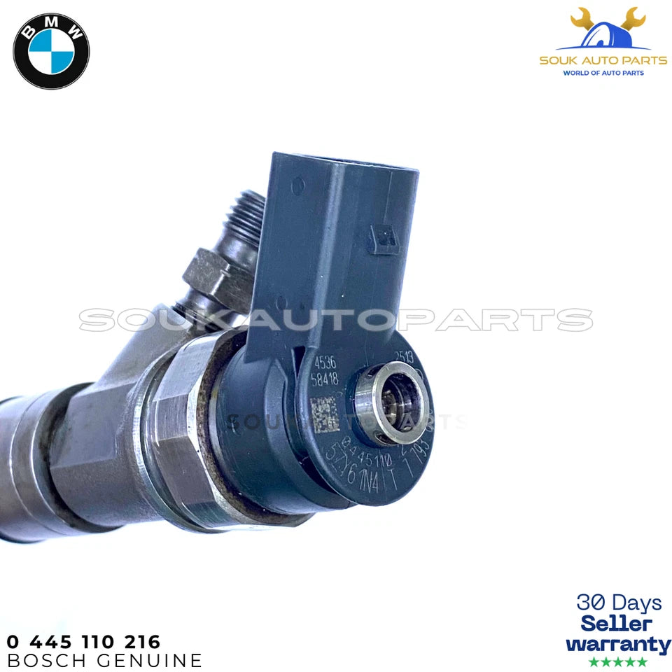 0 445 110 216 Genuine Bosch Diesel Injector Set of 4 BMW 320d 330d 520d 530d X5