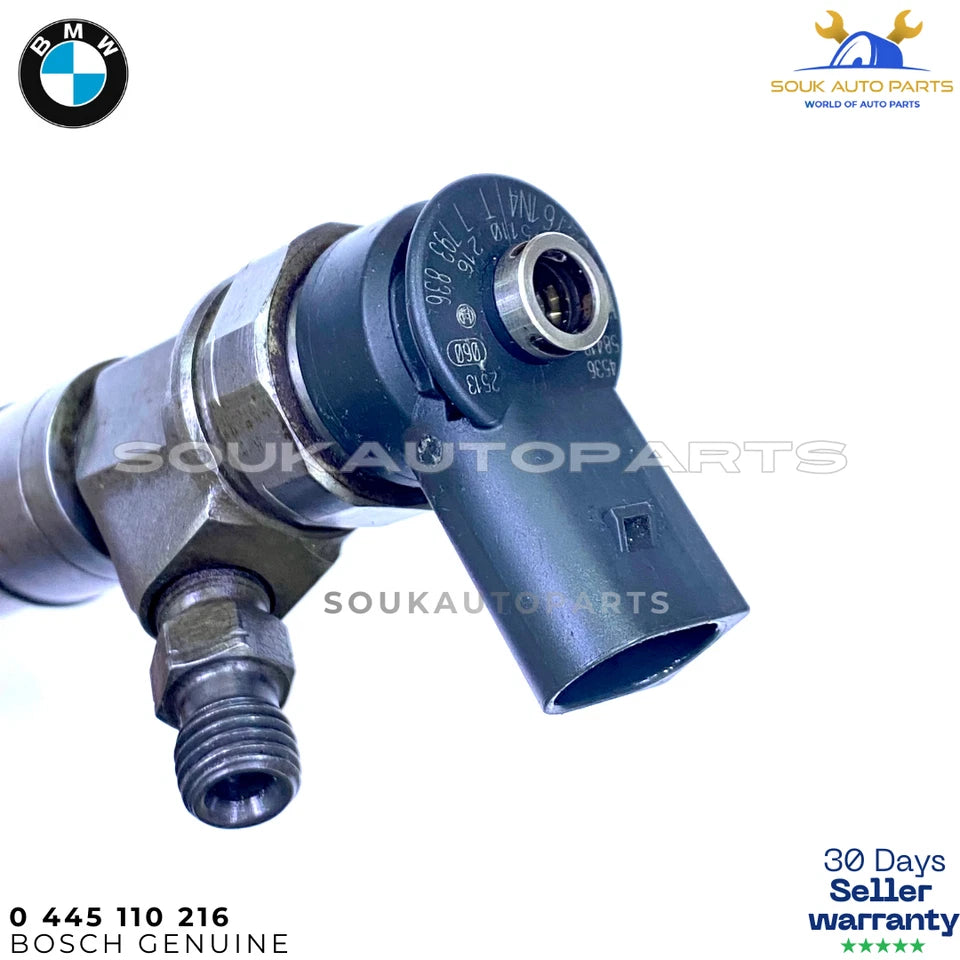 0 445 110 216 Genuine Bosch Diesel Injector Set of 4 BMW 320d 330d 520d 530d X5